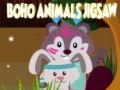 Mchezo Boho Animals Jigsaw