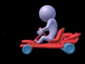 Mchezo Karting In Space