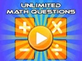 Mchezo Unlimited Math Questions