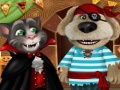 Mchezo Talking Tom And Angela Halloween Party