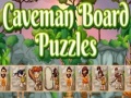 Mchezo Caveman Board Puzzles