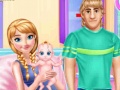 Mchezo Pregnant Anna and Baby Care