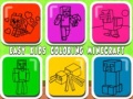 Mchezo Easy Kids Coloring Minecraft