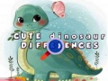 Mchezo Cute Dinosaur Differences