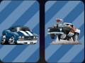 Mchezo Crazy Big American Cars Memory