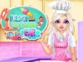Mchezo Elsa With Ice Cream Car