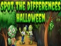 Mchezo Spot the differences halloween