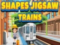 Mchezo Shapes jigsaw trains