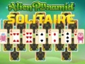 Mchezo Alien Pyramid Solitaire