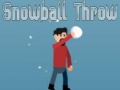 Mchezo Snowball Throw