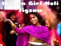 Mchezo Indian Girl Holi Jigsaw