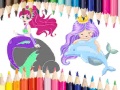 Mchezo Mermaid Coloring Book