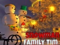 Mchezo Snowman Family Time
