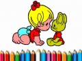 Mchezo BTS: Baby Girl Coloring