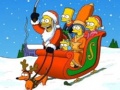Mchezo Simpsons Christmas Jigsaw Puzzle