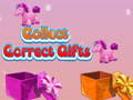 Mchezo Collect Correct Gifts