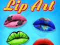 Mchezo Lip Art