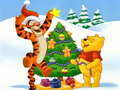 Mchezo Winnie the Pooh Christmas Jigsaw Puzzle