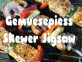 Mchezo Gemuesepiess Skewer Jigsaw