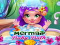 Mchezo Mermaid Baby Bath