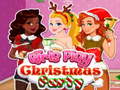 Mchezo Girls Play Christmas Party