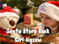 Mchezo Santa Story Book Girl Jigsaw