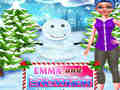 Mchezo Emma and Snowman Christmas