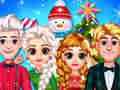Mchezo Frozen Princess Christmas Celebration