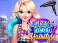 Mchezo Eliza's Neon Hairstyle