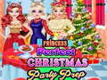 Mchezo Princess Perfect Christmas Party Prep
