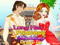 Mchezo Long Hair Princess Wedding Dress up
