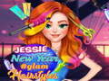 Mchezo Jessie New Year #Glam Hairstyles