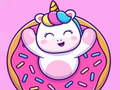Mchezo Cute Rainbow Unicorn Puzzles
