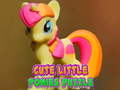 Mchezo Cute Little Ponies Puzzle