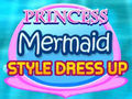 Mchezo Princess Mermaid Style Dress Up