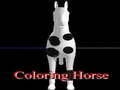Mchezo Coloring horse