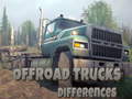 Mchezo Offroad Trucks Differences
