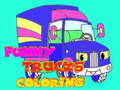 Mchezo Funny Trucks Coloring