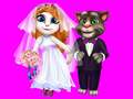 Mchezo Talking Tom Angela Exotic Honeymoo