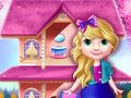Mchezo Princess Doll House Decoration