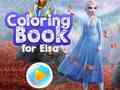 Mchezo Coloring Book For Elsa
