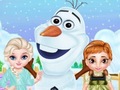 Mchezo Frozen Sisters Snow Fun