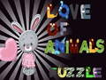 Mchezo Love Of Animals Puzzle