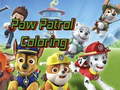 Mchezo Paw Patrol Coloring