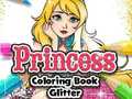 Mchezo Princess Coloring Book Glitter