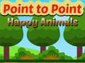Mchezo Point To Point Happy Animals