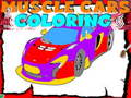 Mchezo Muscle Cars Coloring