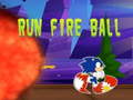 Mchezo Run fire ball