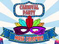 Mchezo Carnival Party Mask Coloring