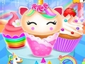 Mchezo Unicorn Mermaid Cupcake Cooking Design